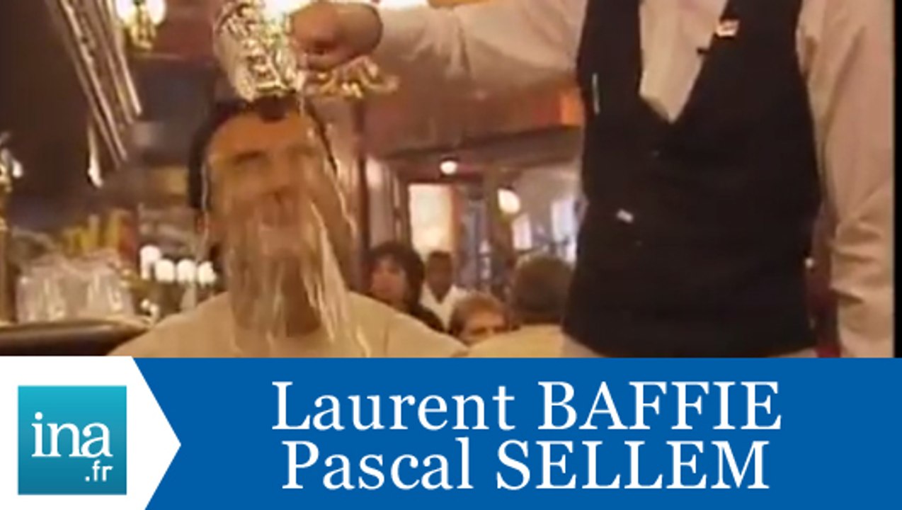 Laurent Baffie Pascal Sellem "La brasserie" - Archive INA