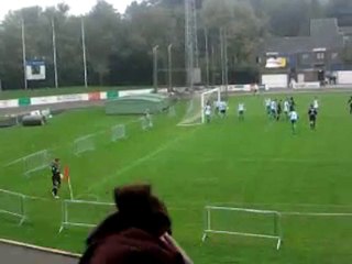 L'occasion avant le premier but. (Verviers - Virton)