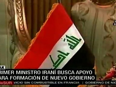 Primer ministro iraquí visita Teherán en busca de apoyo pa