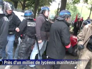 Manifestation de lycéens à Lyon: des dégradations