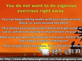 Pregnancy Weight Reduction