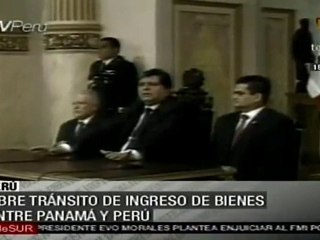 Libre tránsito de ingreso de bienes entre Panamá y Perú