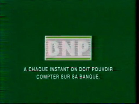 Publicité Banques B.N.P 1995