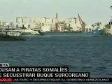 Kenia responsabiliza a piratas somalíes de secuestro de barco sudcoreano