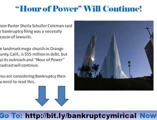 California's Crystal Cathedral Files for Bankruptcy!
