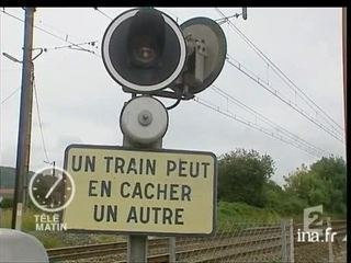 Un TGV manque de la percuter !