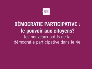 la démocratie participative: le pouvoir aux citoyens?