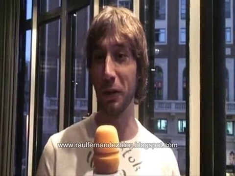 Entrevista a Raúl en la despedida de El internado