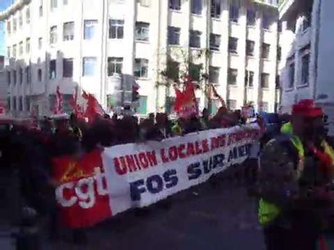 manif retraites 19/10/10 de Marseille! 1e partie