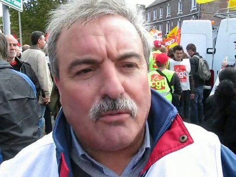 Beauvais: La CGT fait entendre sa voix dans les rues