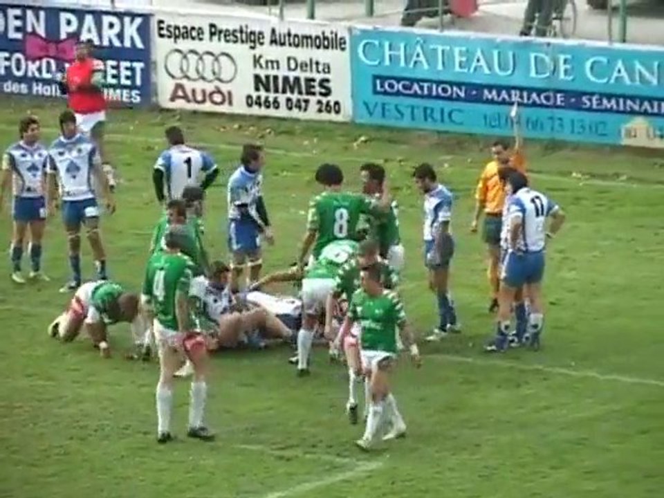 Le RC Nîmes Gard-Céret: Le résumé (Rugby F2)