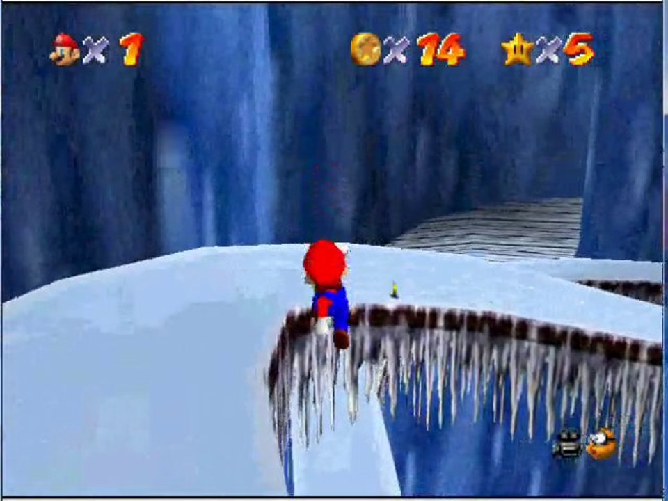 Super mario 64 WT 3 : Neige, montée, et de l'eau