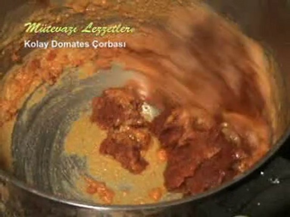 Kolay Domates Çorbası