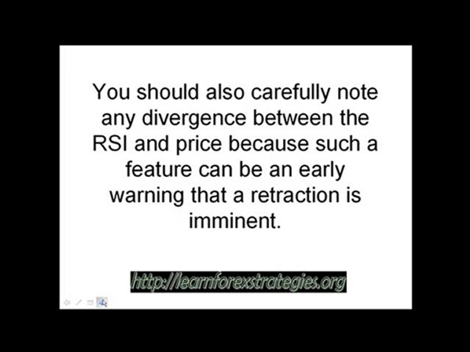 Forex Strategies-Relative Strength Index
