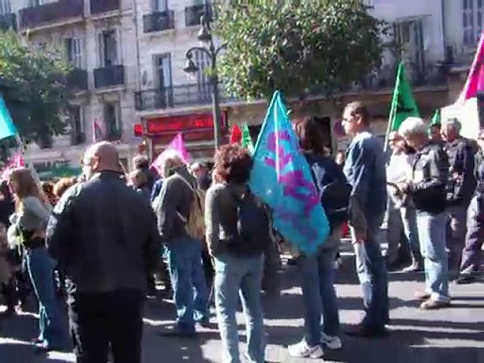 manif marseille 19 10 2010 joli coup de fusil