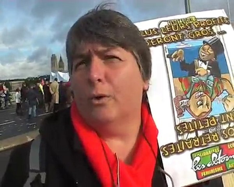 Manifestation à Rouen le 19 octobre