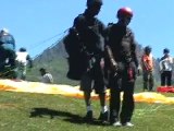 Décollage parapente Papy Eric Accous 2010