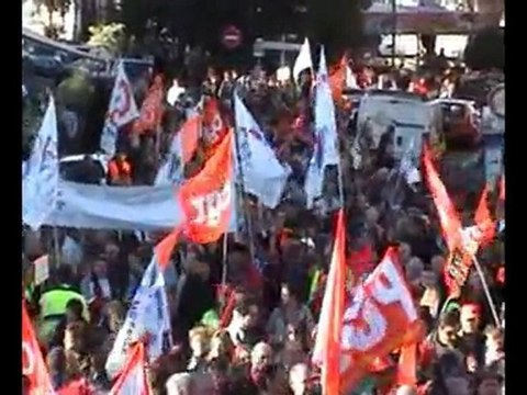 Soissons: Manifestation contre la reforme des retraites 2010