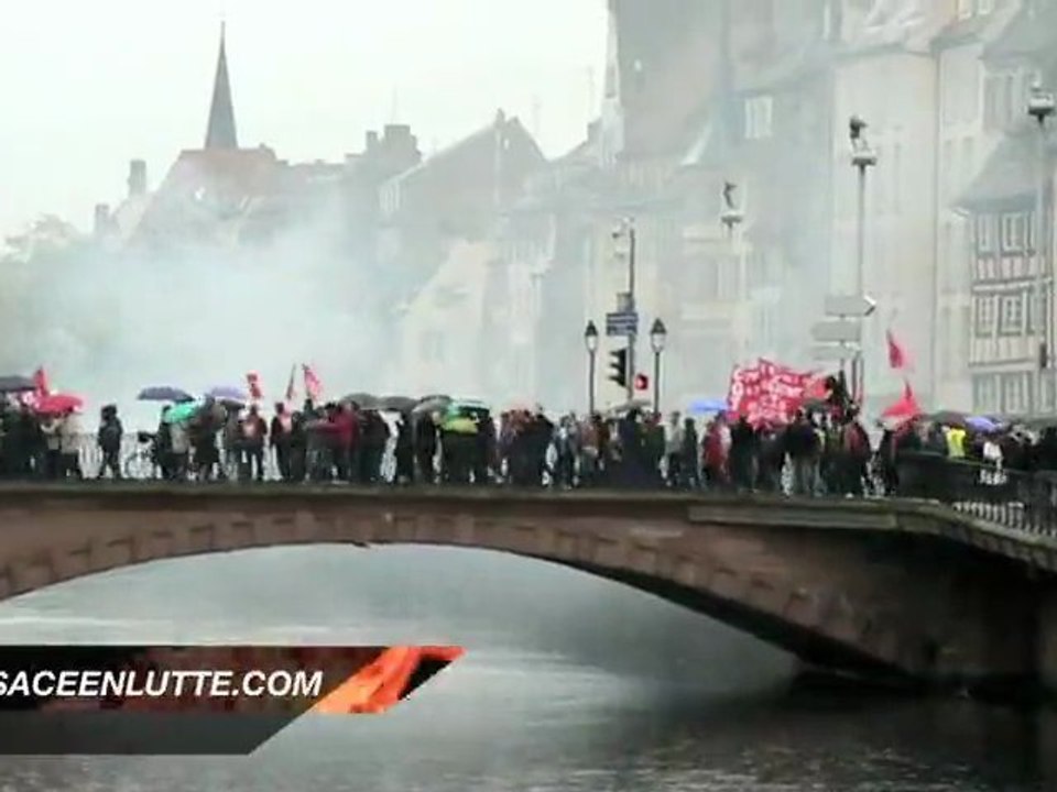 Manifestation Étudiante à Strasbourg le 19.10.2010