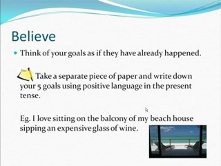 Goal Setting for Success -7 Step Formula -Part 2&3