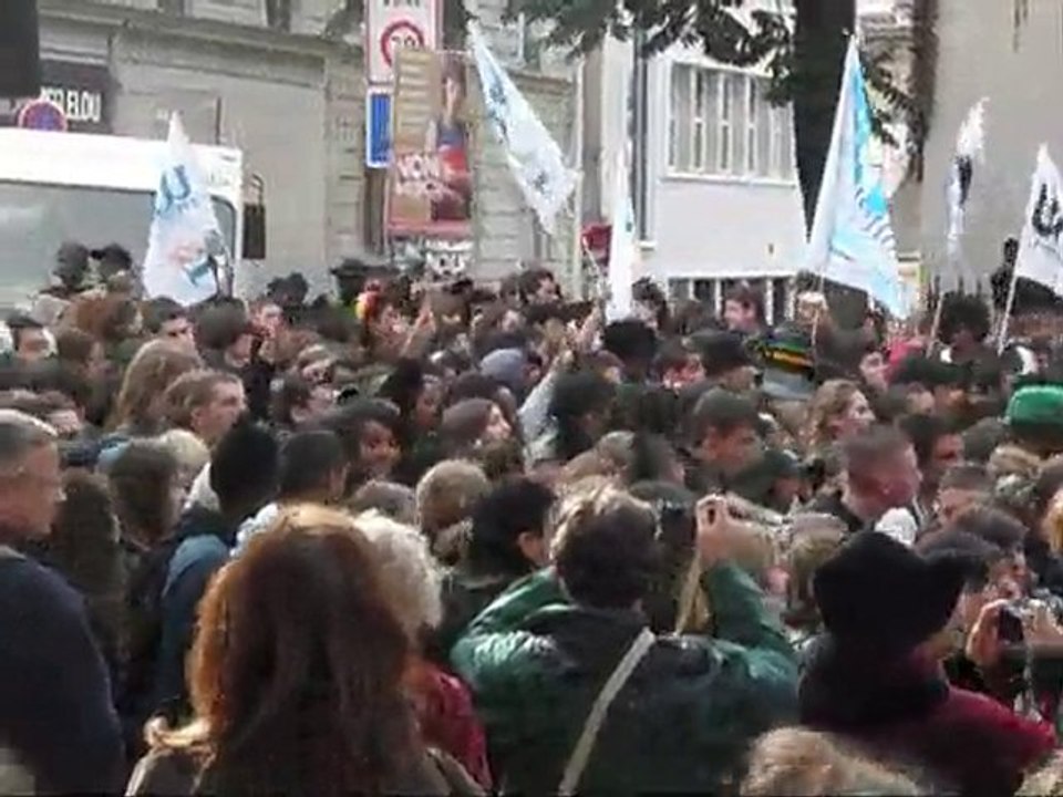 La manif  du 19 Octobre à Paris