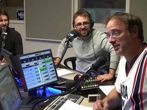 Tribune PSG avec Alain Cayzac