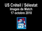 Images de Match Créteil / Selestat