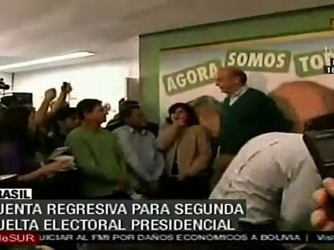 Brasil: Sector del Partido Verde apoya a Serra, Rousseff se
