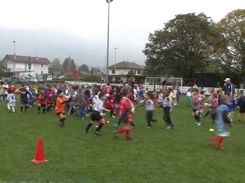 Journée débutants football organisée à Marignier
