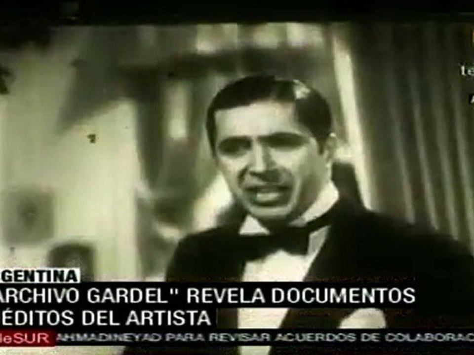 "Archivo Gardel" revela documentos inéditos del artista