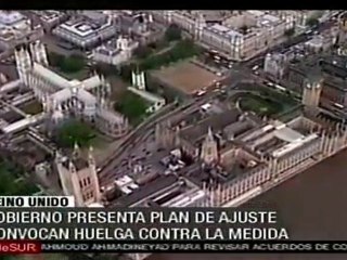 Reino Unido: plan de ajuste y amenaza de huelgas