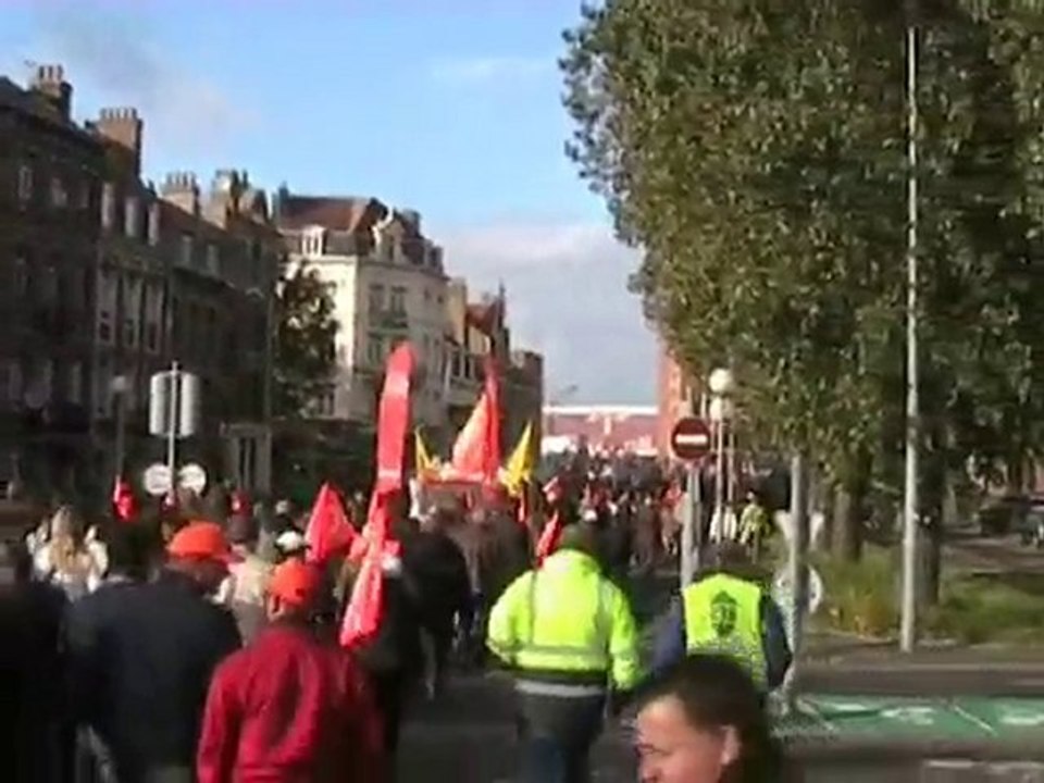 Manif Retraites à DUNKERQUE - 19 octobre 2010