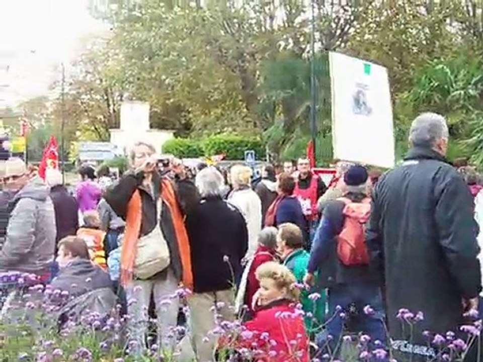 Manifestation Mardi 19 Octobre 2010 à Montélimar