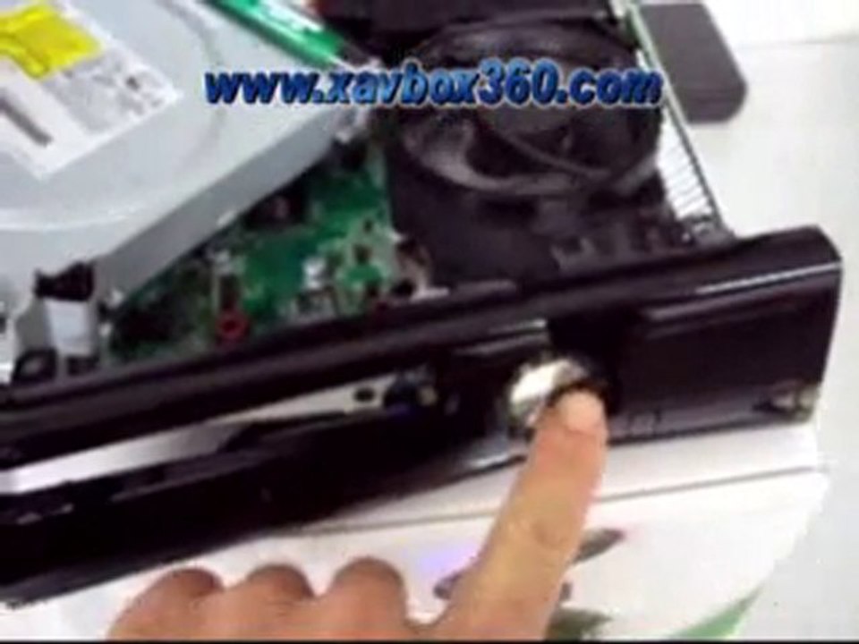 spoof xbox 360 slim et remplacement du lecteur
