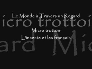 L'inceste, qu'en pensent les français?