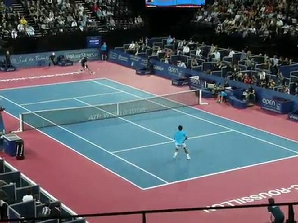 Balle de match Monfils - Isner