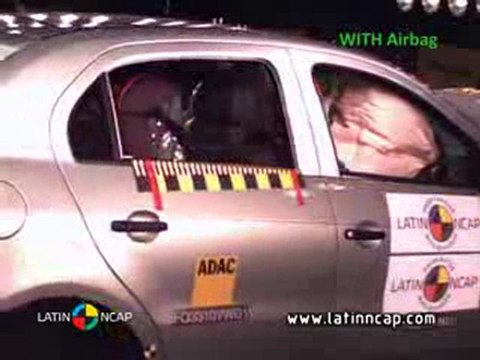 LATIN NCAP, PESIMAS PUNTUACIONES - VW Gol Trend 1_6 Airbags