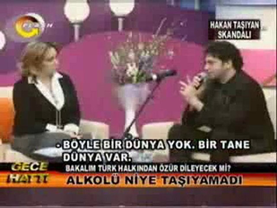 Hakan Taşıyan alkolü taşıyamayınca..