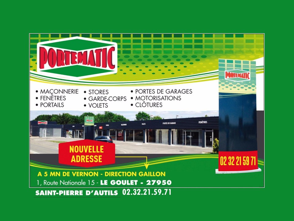 Portematic portails aluminium, motorisation portails