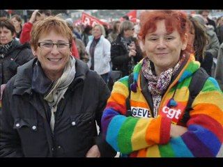 19 octobre 2010 journée d'action sur Cherbourg