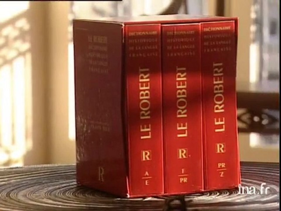 Alain REY : dictionnaire historique de la langue française