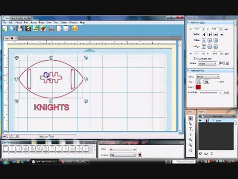 High School Football Logo Using Sure Cuts A Lot