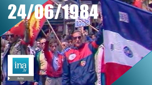 20h Antenne 2 du 24 juin 1984 - Manifestation pour l'école privée | Archive INA