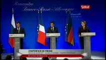 EVENEMENT,Rencontre A. Merkel, D. Medvedev et N. Sarkozy