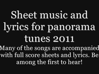 Tunes for Steelband  Panorama 2011 with Score Sheets