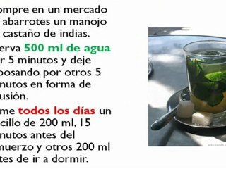 Remedios para las hemorroides - Castaño de Indias