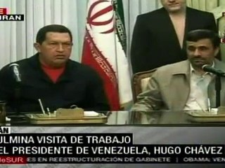 Rueda de prensa de presidentes de Venezuela e Irán