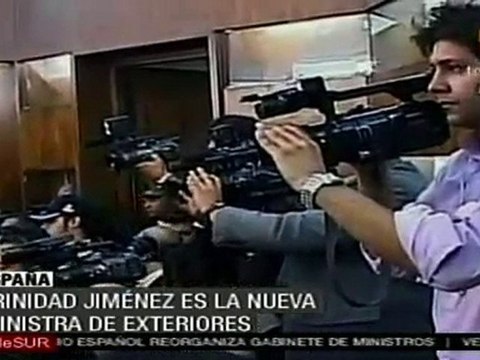 Trinidad Jiménez sustituye a Moratinos como canciller de Es