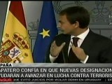 Zapatero anuncia cambios en su gabinete
