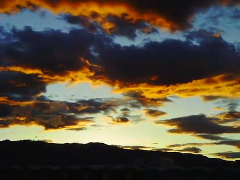 Sunset over the Playa